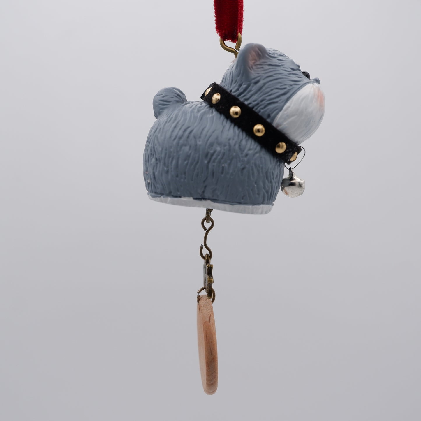 Jingle Along - Resin Ornament with Personalised Wooden Name Tag