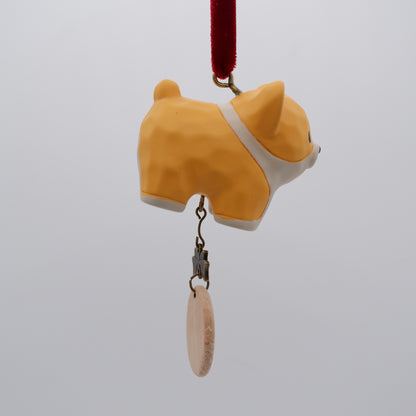 Paws on Parade - Resin Ornament with Personalised Wooden Name Tag