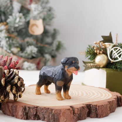 The Quiet Protector - Hand Carved Wooden Figure