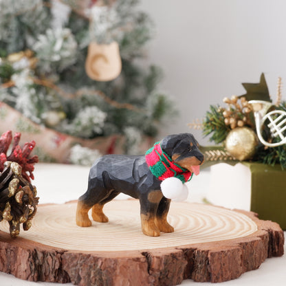 The Quiet Protector - Hand Carved Wooden Figure