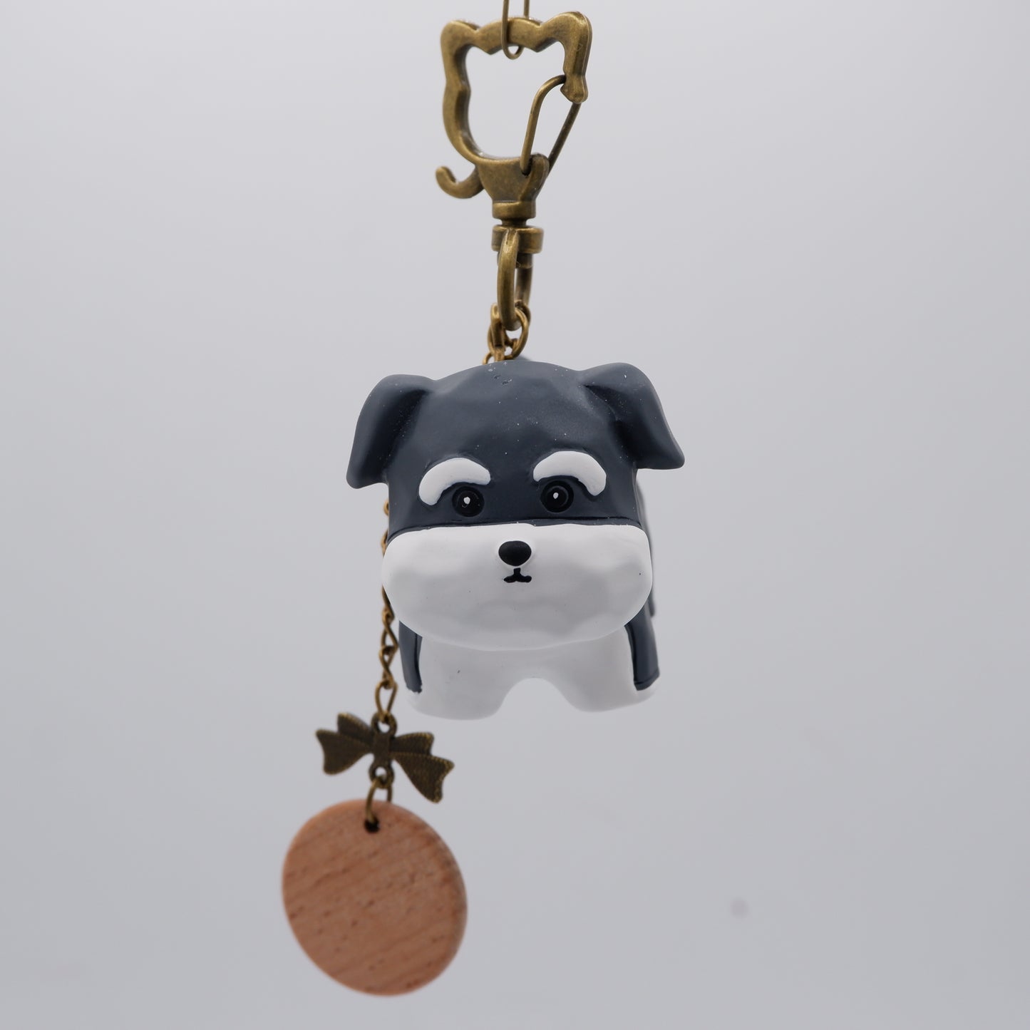 Paws on Parade - Resin Keychain with Personalised Wooden Name Tag