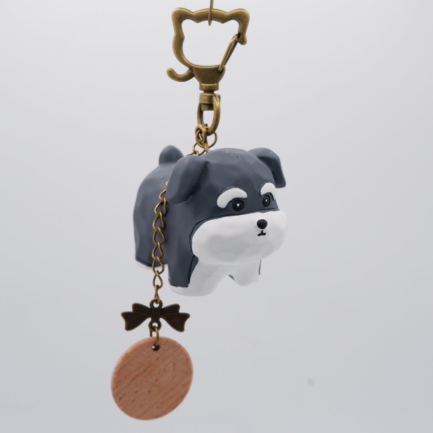 Paws on Parade - Resin Keychain with Personalised Wooden Name Tag