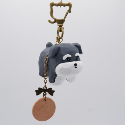 Paws on Parade - Resin Keychain with Personalised Wooden Name Tag