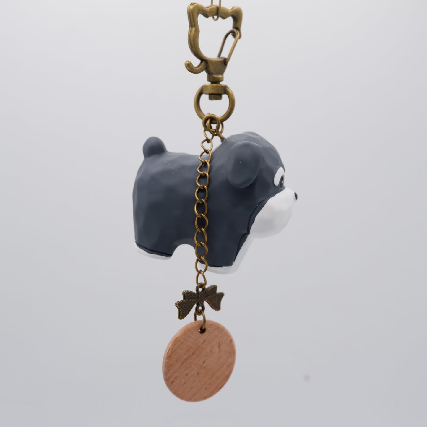 Paws on Parade - Resin Keychain with Personalised Wooden Name Tag