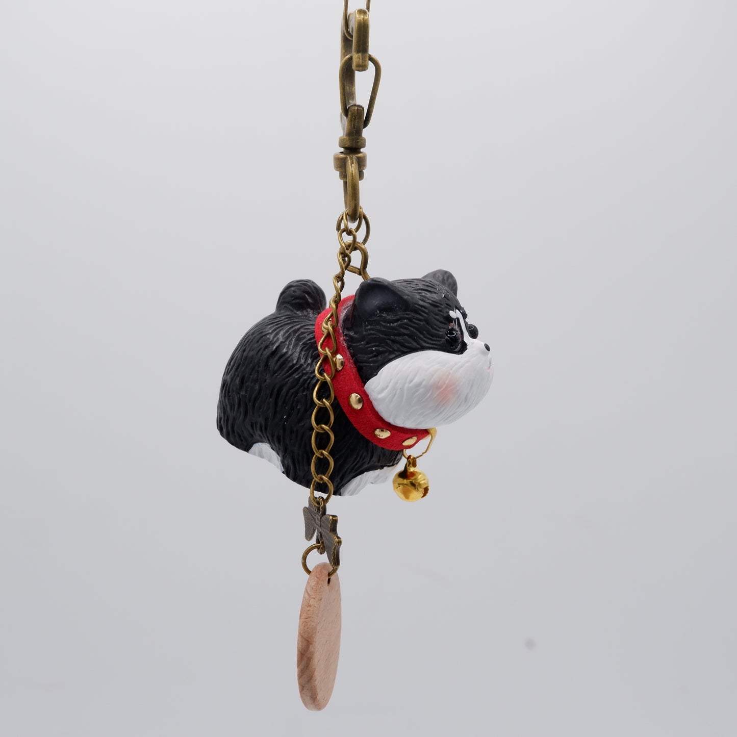 Jingle Along - Resin Keychain with Personalised Wooden Name Tag