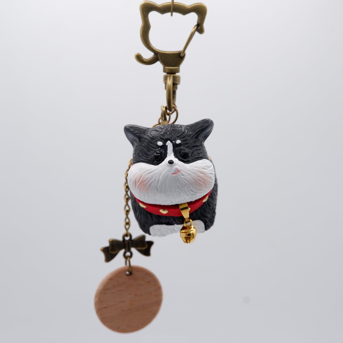 Jingle Along - Resin Keychain with Personalised Wooden Name Tag