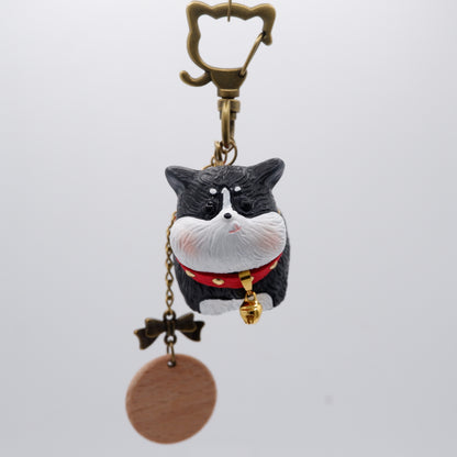 Jingle Along - Resin Keychain with Personalised Wooden Name Tag