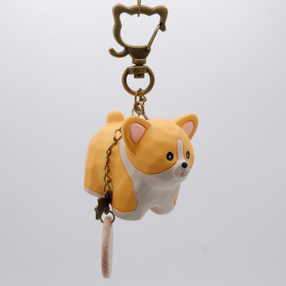 Paws on Parade - Resin Keychain with Personalised Wooden Name Tag