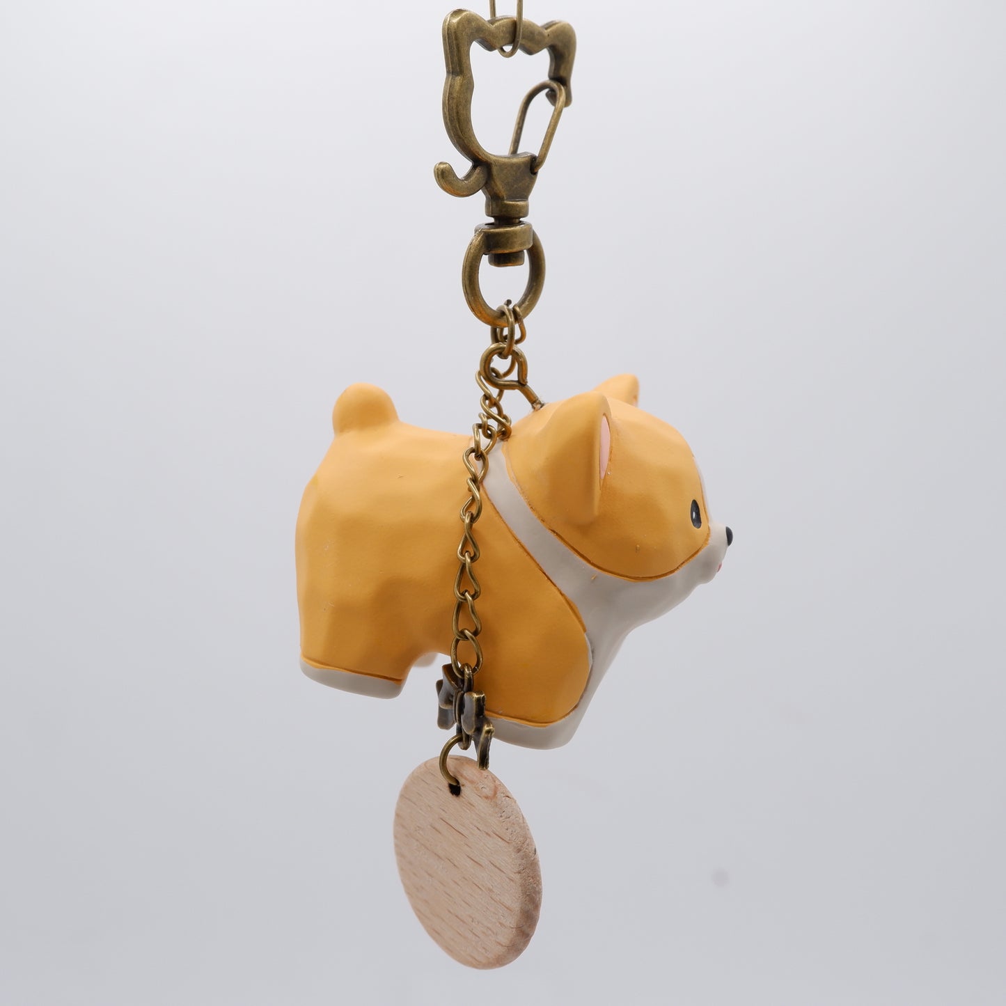 Paws on Parade - Resin Keychain with Personalised Wooden Name Tag