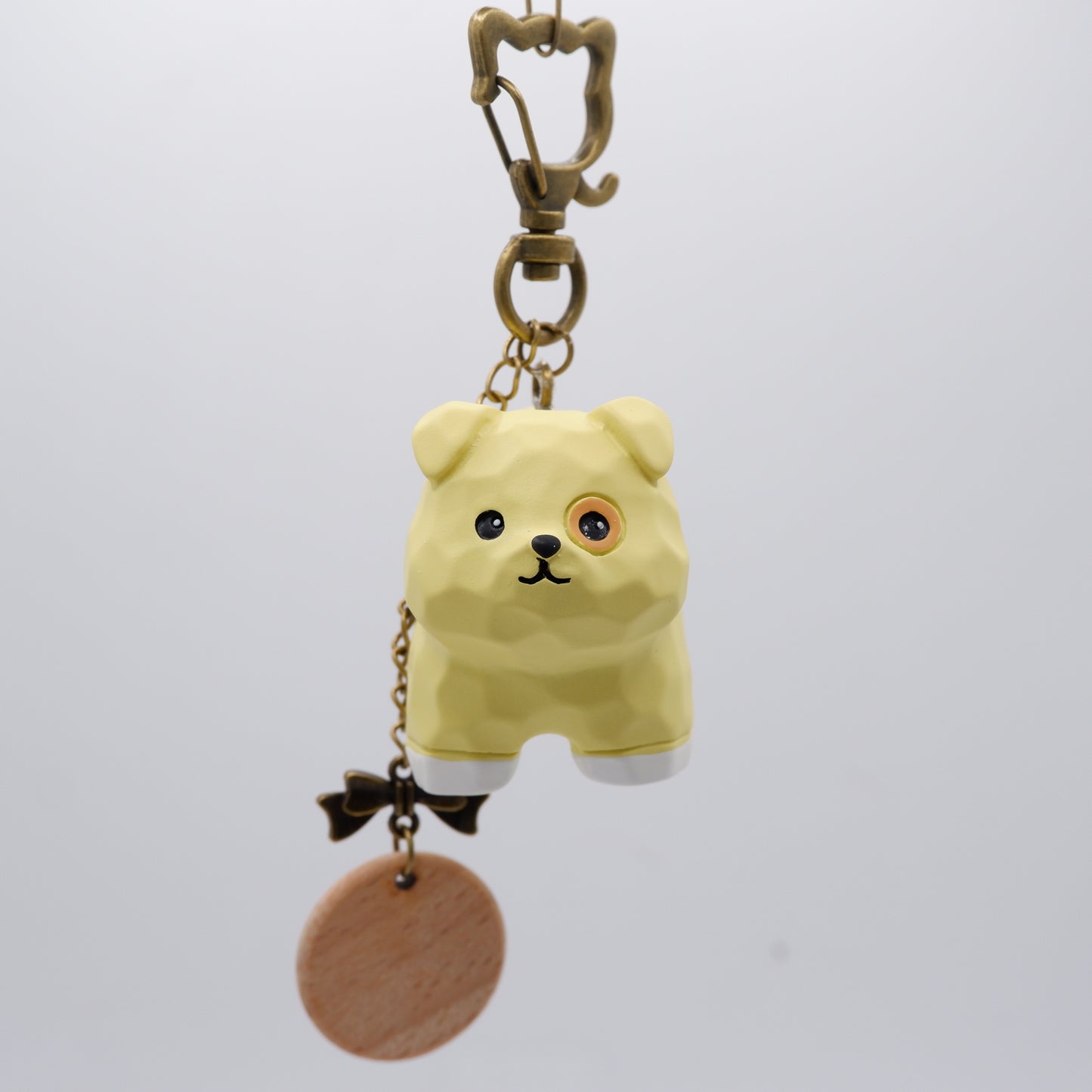 Paws on Parade - Resin Keychain with Personalised Wooden Name Tag