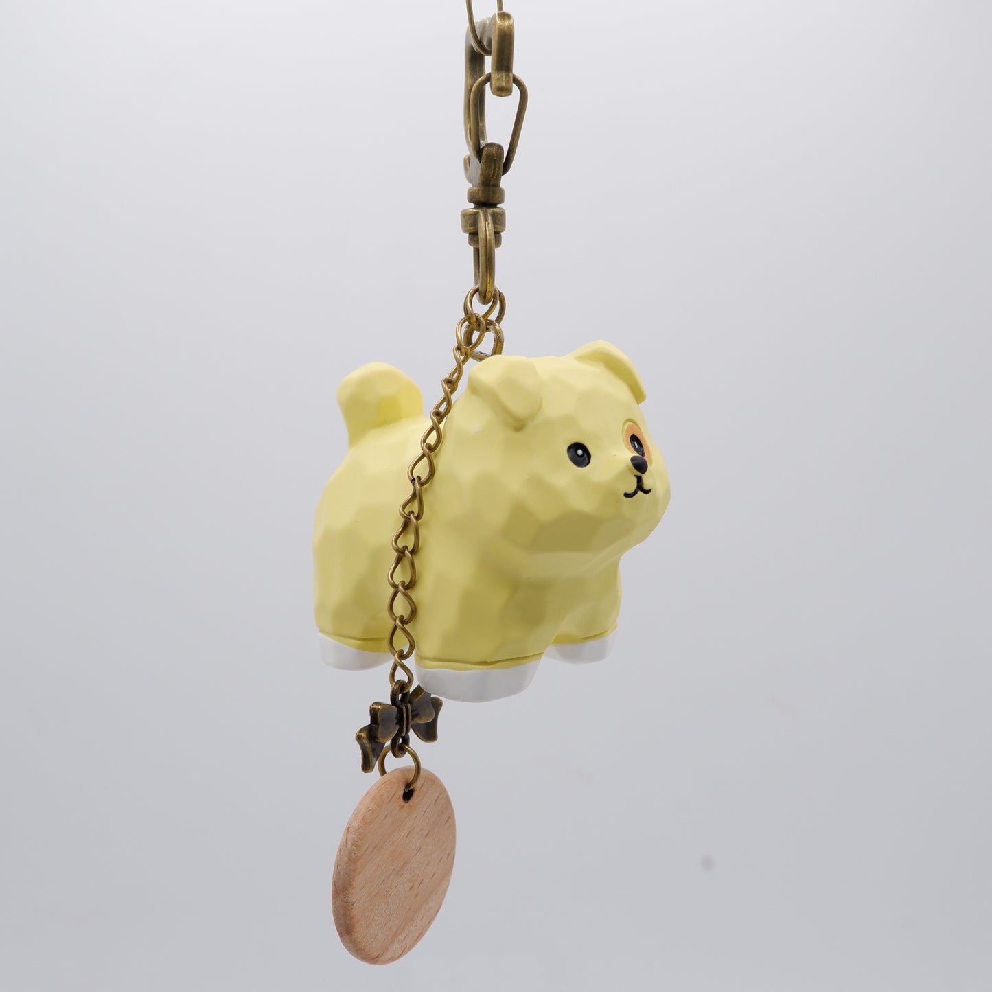 Paws on Parade - Resin Keychain with Personalised Wooden Name Tag