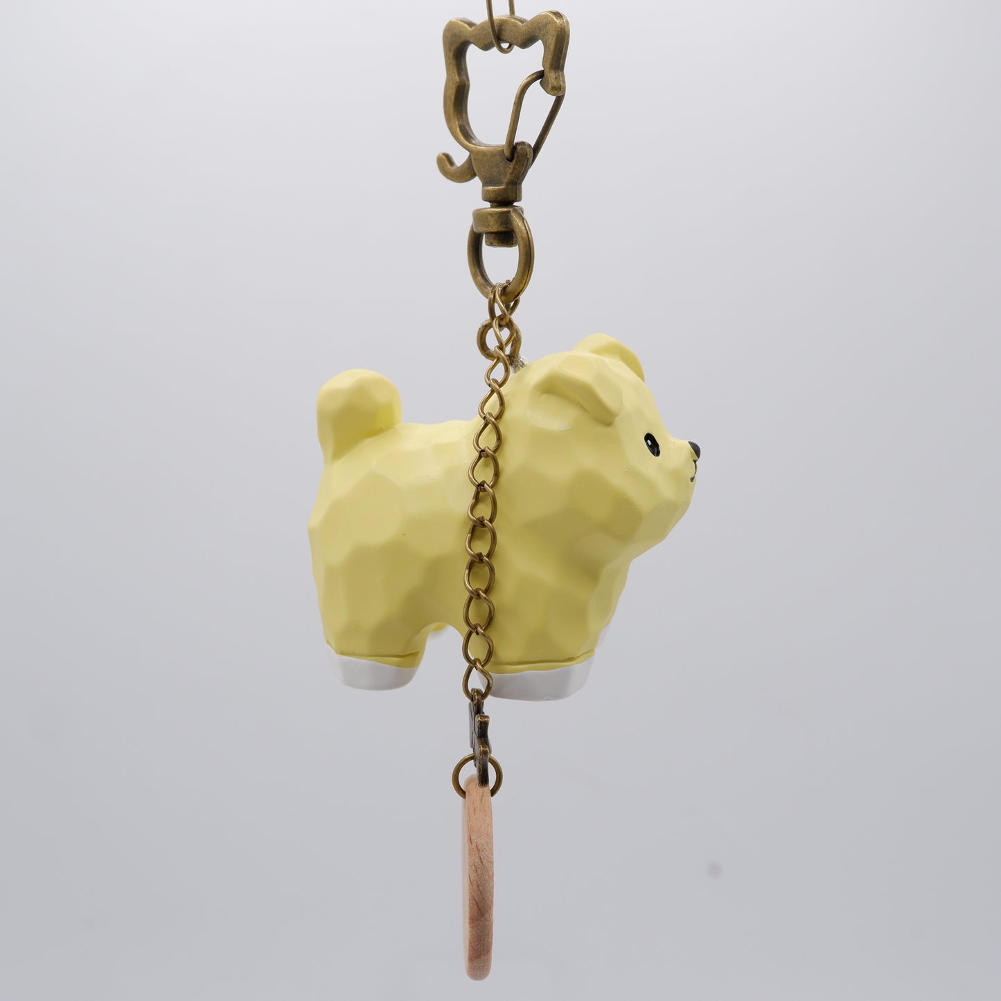 Paws on Parade - Resin Keychain with Personalised Wooden Name Tag