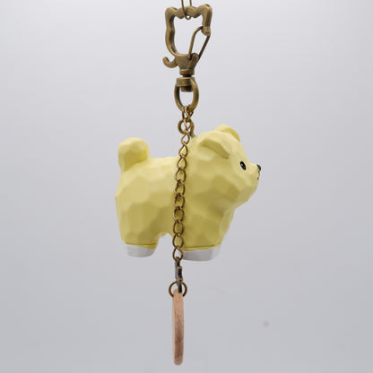 Paws on Parade - Resin Keychain with Personalised Wooden Name Tag