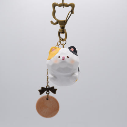 The Cloud Rider - Resin Keychain with Personalised Wooden Name Tag