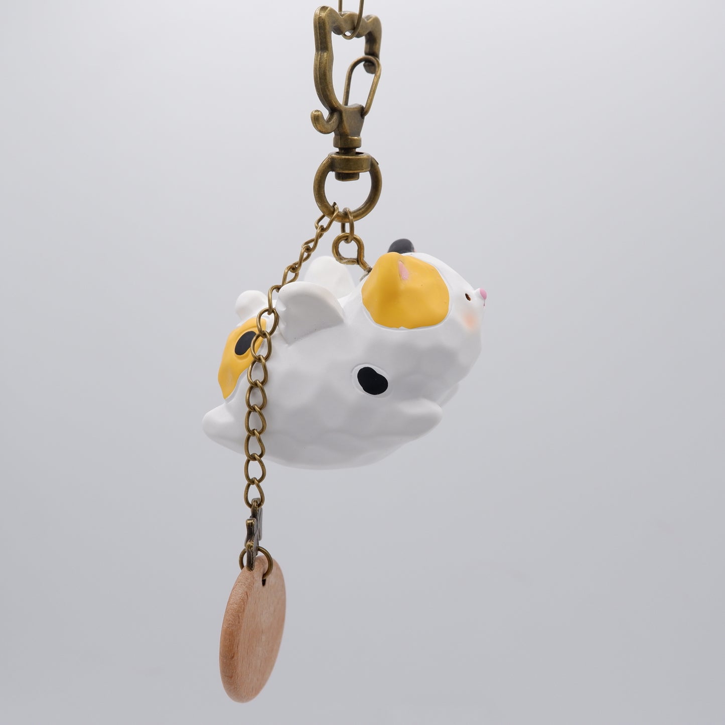 The Cloud Rider - Resin Keychain with Personalised Wooden Name Tag