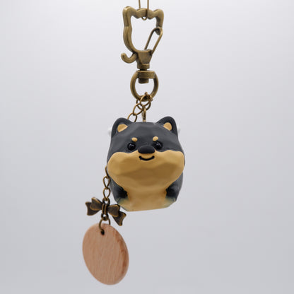 The Cloud Rider - Resin Keychain with Personalised Wooden Name Tag