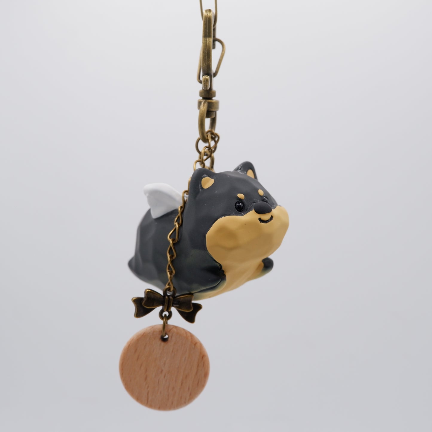 The Cloud Rider - Resin Keychain with Personalised Wooden Name Tag