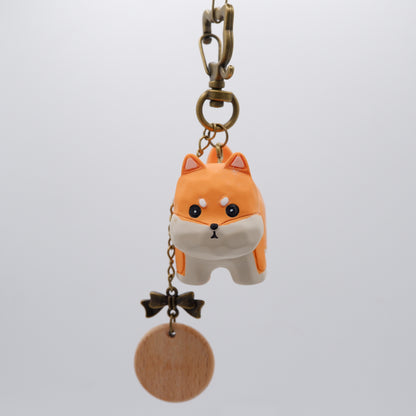 Paws on Parade - Resin Keychain with Personalised Wooden Name Tag