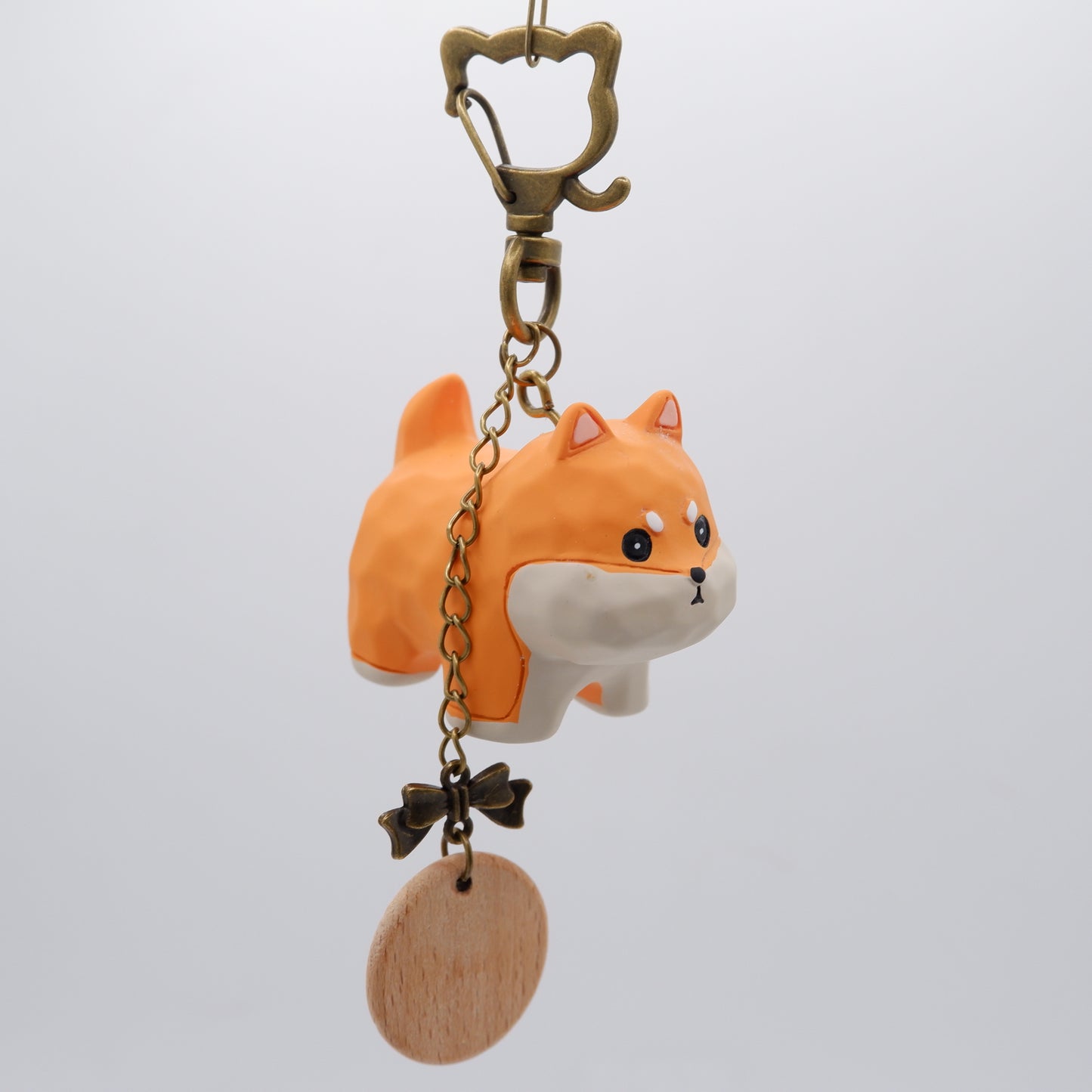 Paws on Parade - Resin Keychain with Personalised Wooden Name Tag