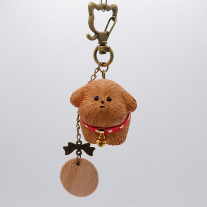 Jingle Along - Resin Keychain with Personalised Wooden Name Tag