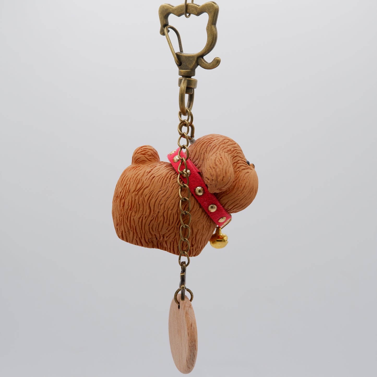 Jingle Along - Resin Keychain with Personalised Wooden Name Tag