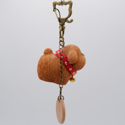 Jingle Along - Resin Keychain with Personalised Wooden Name Tag