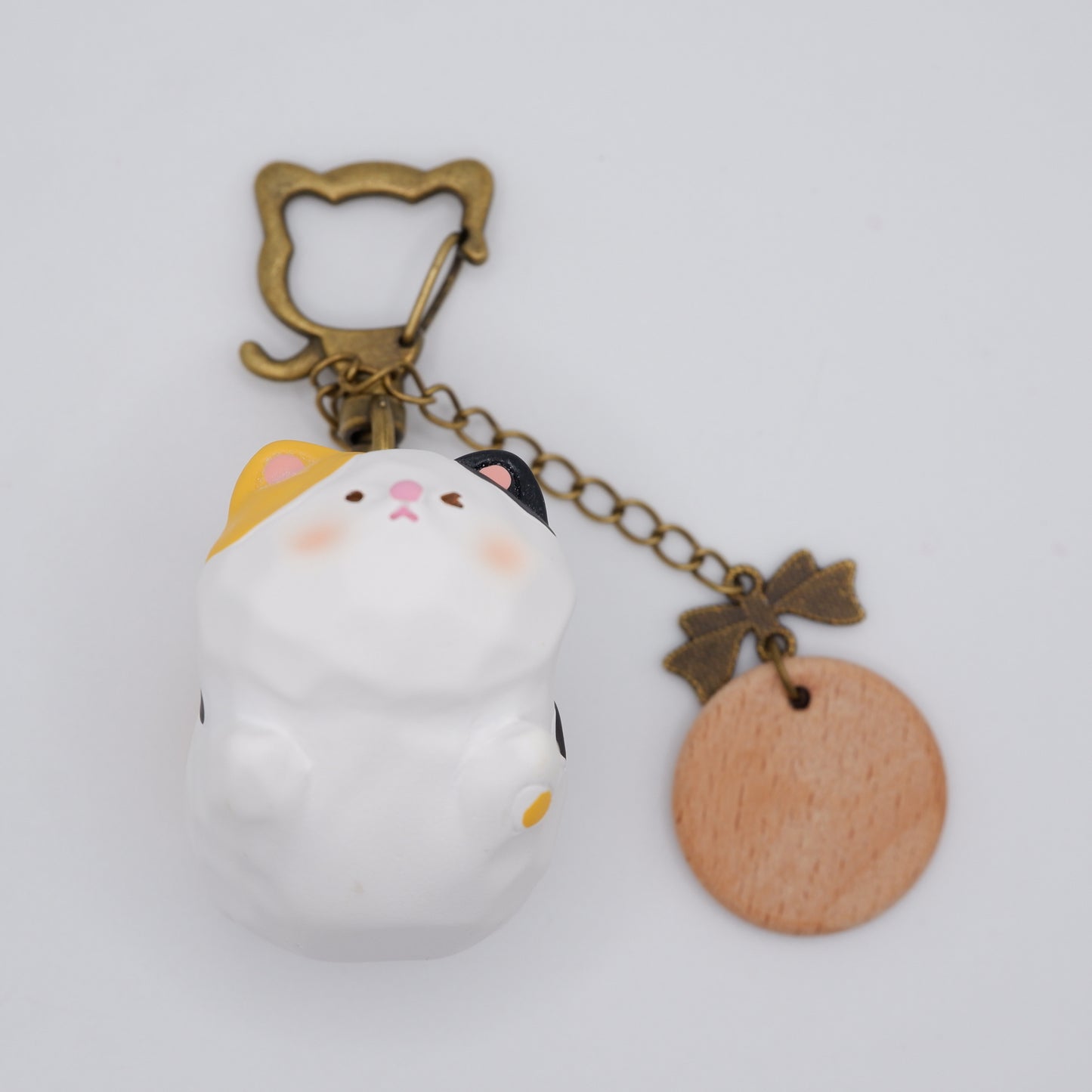 The Cloud Rider - Resin Keychain with Personalised Wooden Name Tag