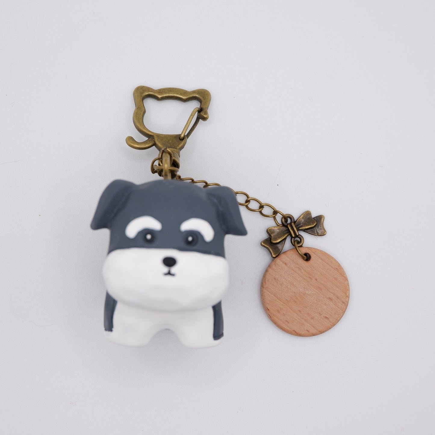 Paws on Parade - Resin Keychain with Personalised Wooden Name Tag