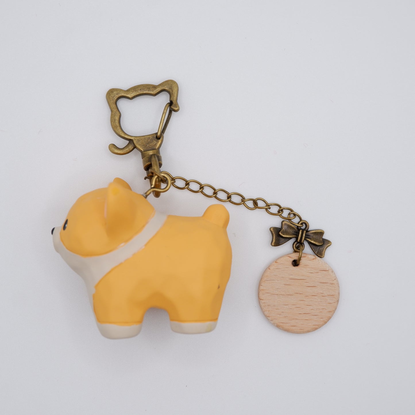 Paws on Parade - Resin Keychain with Personalised Wooden Name Tag