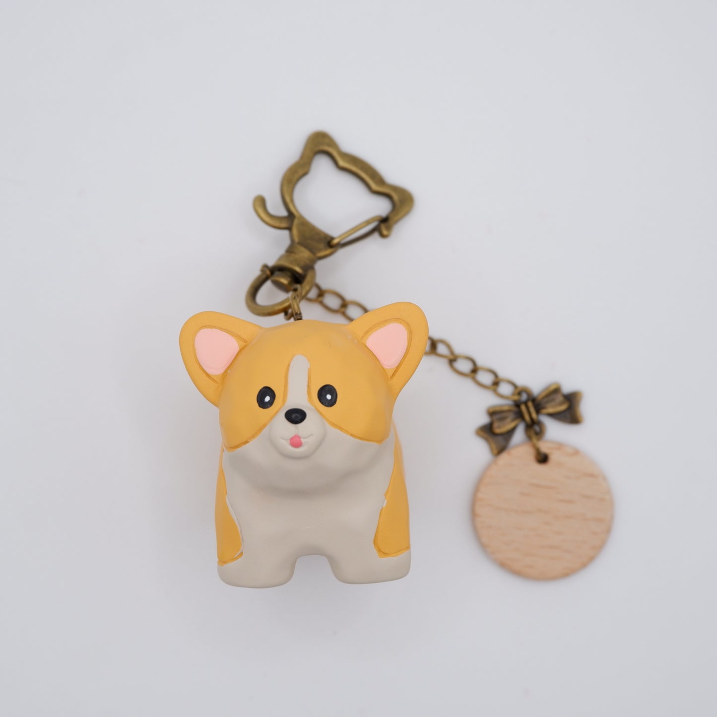 Paws on Parade - Resin Keychain with Personalised Wooden Name Tag