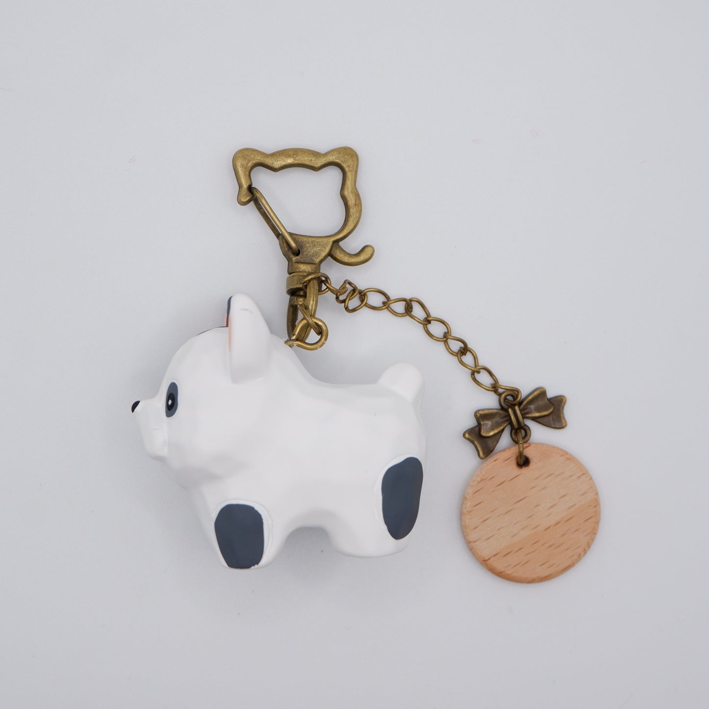 Paws on Parade - Resin Keychain with Personalised Wooden Name Tag