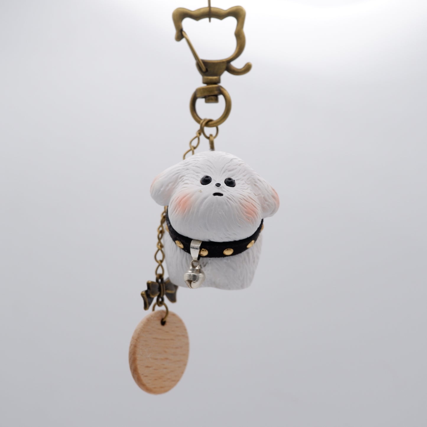 Jingle Along - Resin Keychain with Personalised Wooden Name Tag