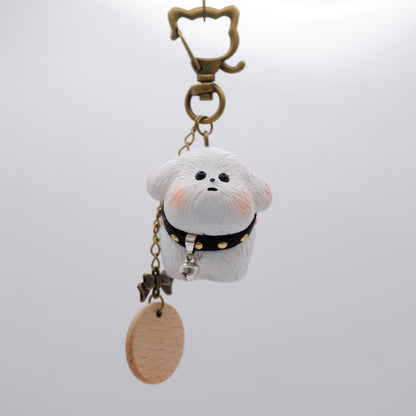 Jingle Along - Resin Keychain with Personalised Wooden Name Tag