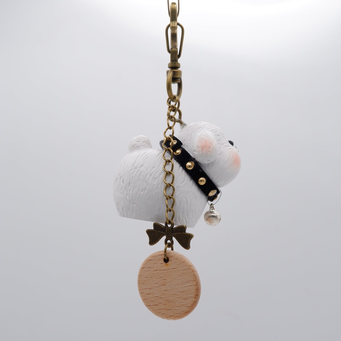 Jingle Along - Resin Keychain with Personalised Wooden Name Tag