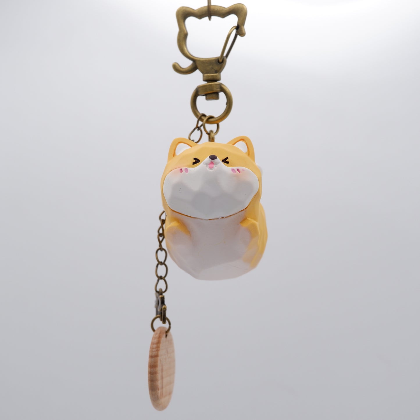 The Cloud Rider - Resin Keychain with Personalised Wooden Name Tag