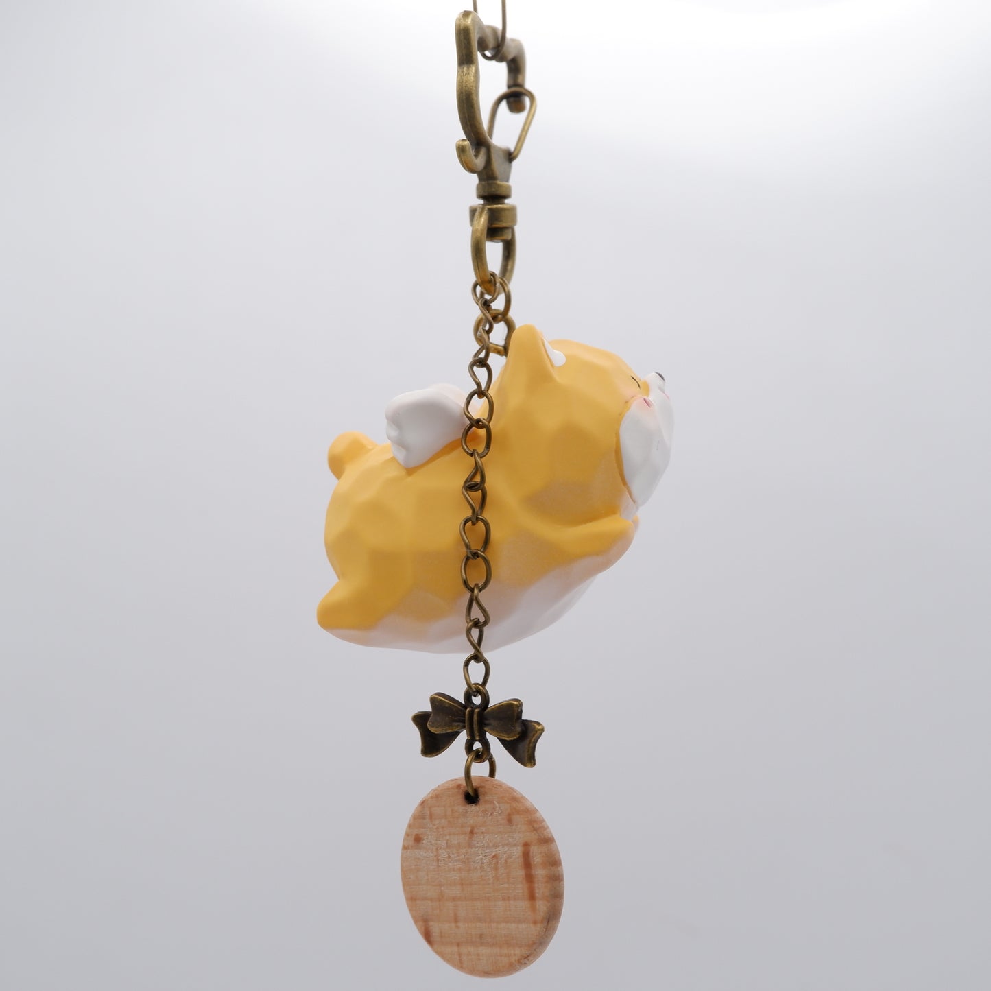 The Cloud Rider - Resin Keychain with Personalised Wooden Name Tag