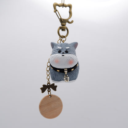 Jingle Along - Resin Keychain with Personalised Wooden Name Tag