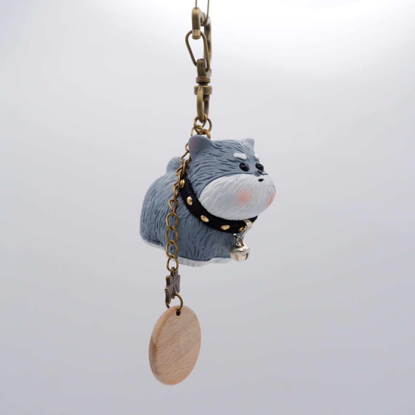 Jingle Along - Resin Keychain with Personalised Wooden Name Tag