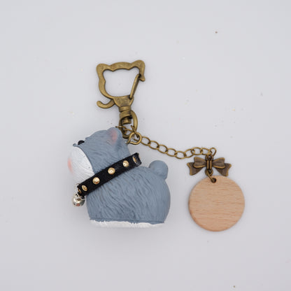 Jingle Along - Resin Keychain with Personalised Wooden Name Tag