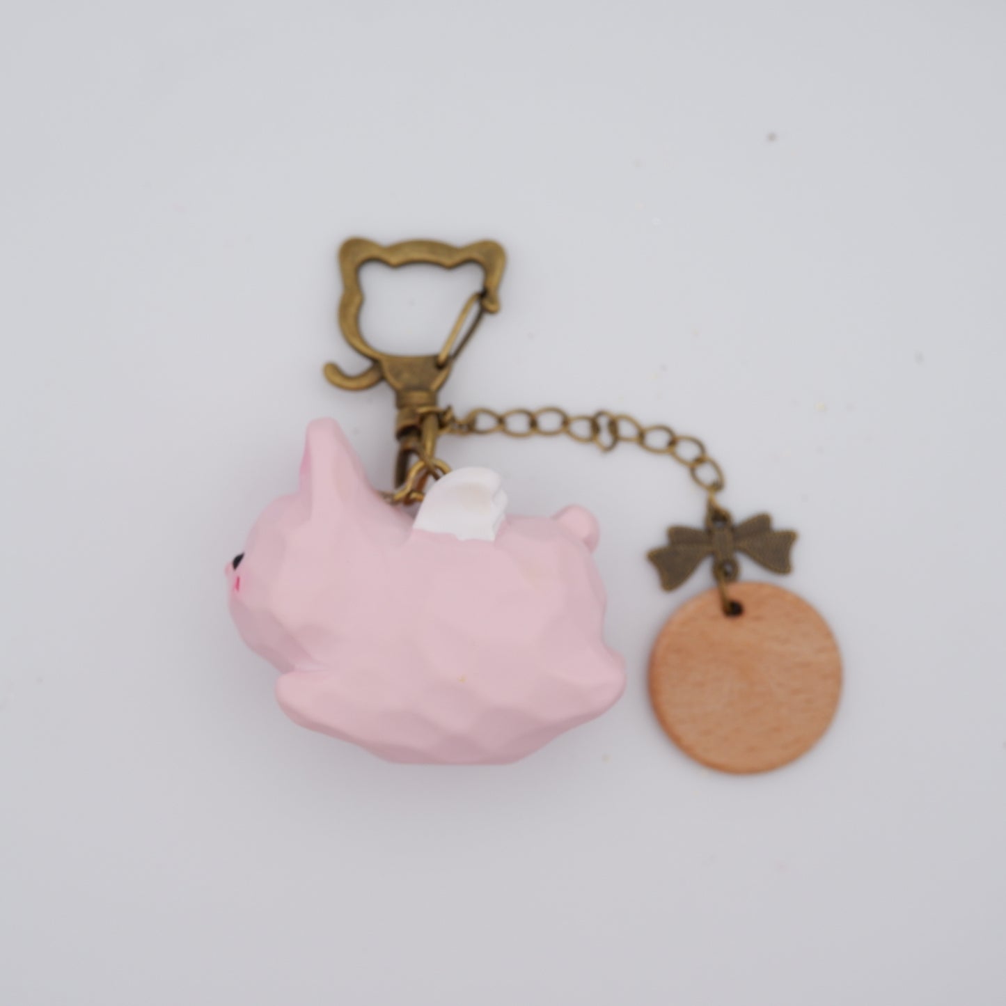 The Cloud Rider - Resin Keychain with Personalised Wooden Name Tag