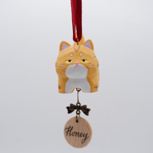 Tail Held High - Resin Ornament with Personalised Wooden Name Tag