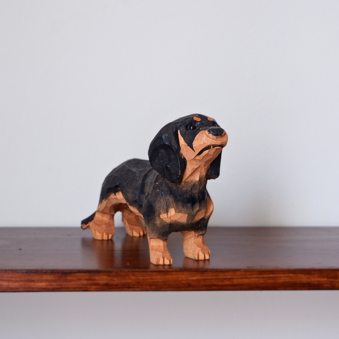 The Merry Barker - Hand Carved Wooden Figure