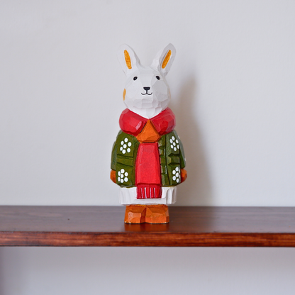 Merryweather Pair - Hand Carved Wooden Figure