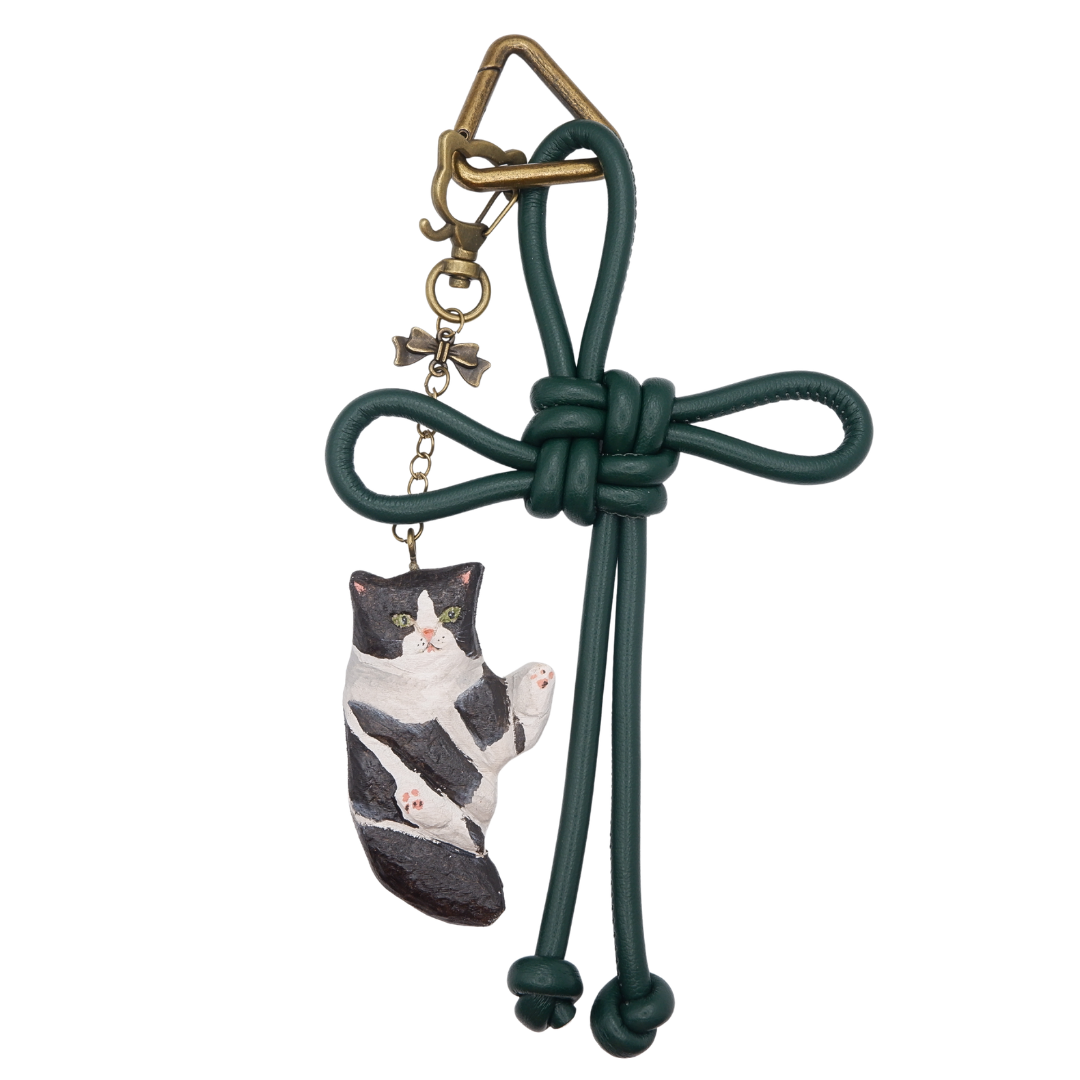 Bag Charm - Customised Portrait Cat