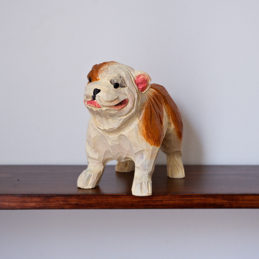 The Little Guardian - Hand Carved Wooden Figure