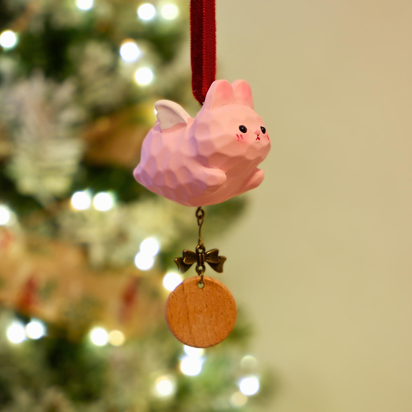 The Cloud Rider - Resin Ornament with Personalised Wooden Name Tag